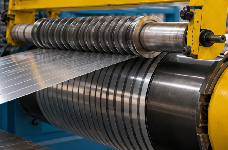 Linea slitter Tresoldi per il taglio longitudinale dei coils in nastri